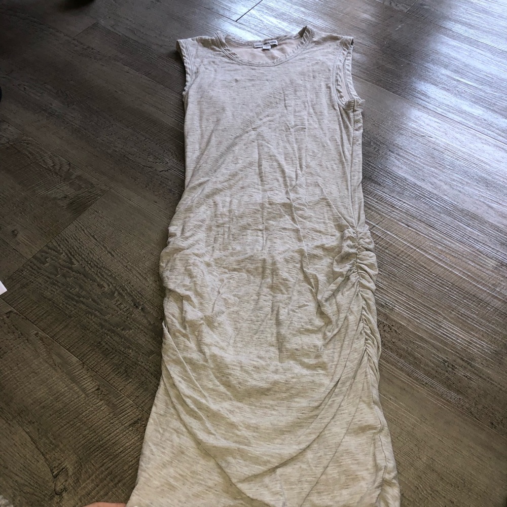 james perse light gray dress size 0